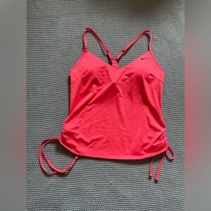Nike women's medium pink tankini swimsuit top